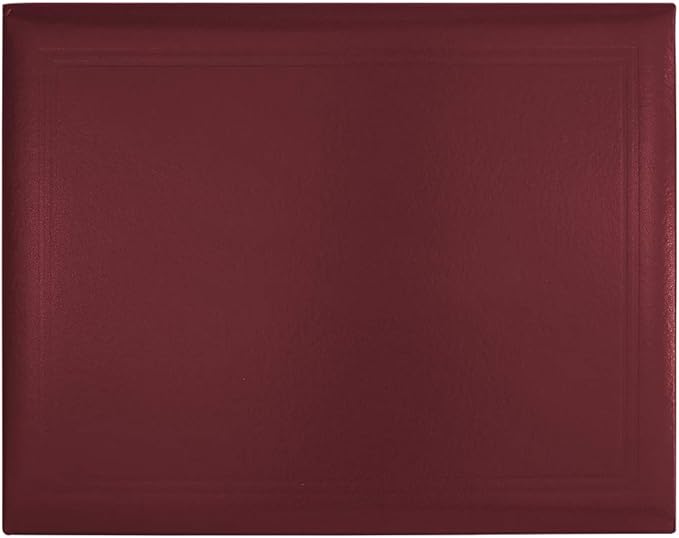 GraduationMall 8.5"x11" Smooth Padded Diploma Cover Certificate Holder Maroon - Image 2