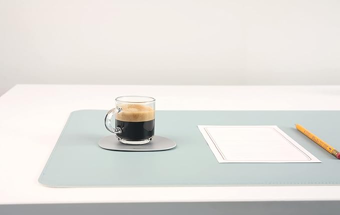 DeskPaw Dual-Sided Leather Desk Pad, Blotter - Image 2