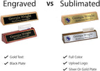 Custom Desk Wedge Name Plate - Image 2
