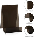 ZOEY Acrylic Book Stand with Ledge Black Display Easels Plate - Image 5
