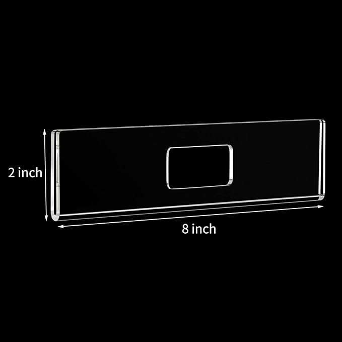 Acrylic 12 Pack Wall Name Plates Holder - Image 2