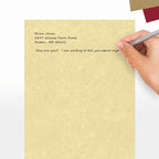 LUXPaper 8.5" x 11" Paper | Letter Size | Gold Parchment | 60lb. Text | 250 Qty - Image 5