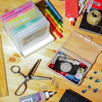 Haundry Photo Storage Box with 16 Inner 4" x 6" Photo Case, Portable Storage - Image 7
