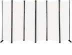 MAYOLIAH 6 Panel Folding Privacy Screen 9ft Wide, 6ft Tall Partition Room by MayoliahHome