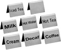 New Star Foodservice Stainless Steel Table Tent Sign, 2-Inch by 2-Inch) by NewStarFoodservice