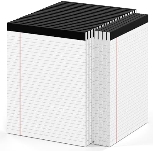 24 Pack Legal Pads 8.5 x 11 Note Pads 8.5 x 11 Inch Notepad 720 Sheets Writing by Nichela