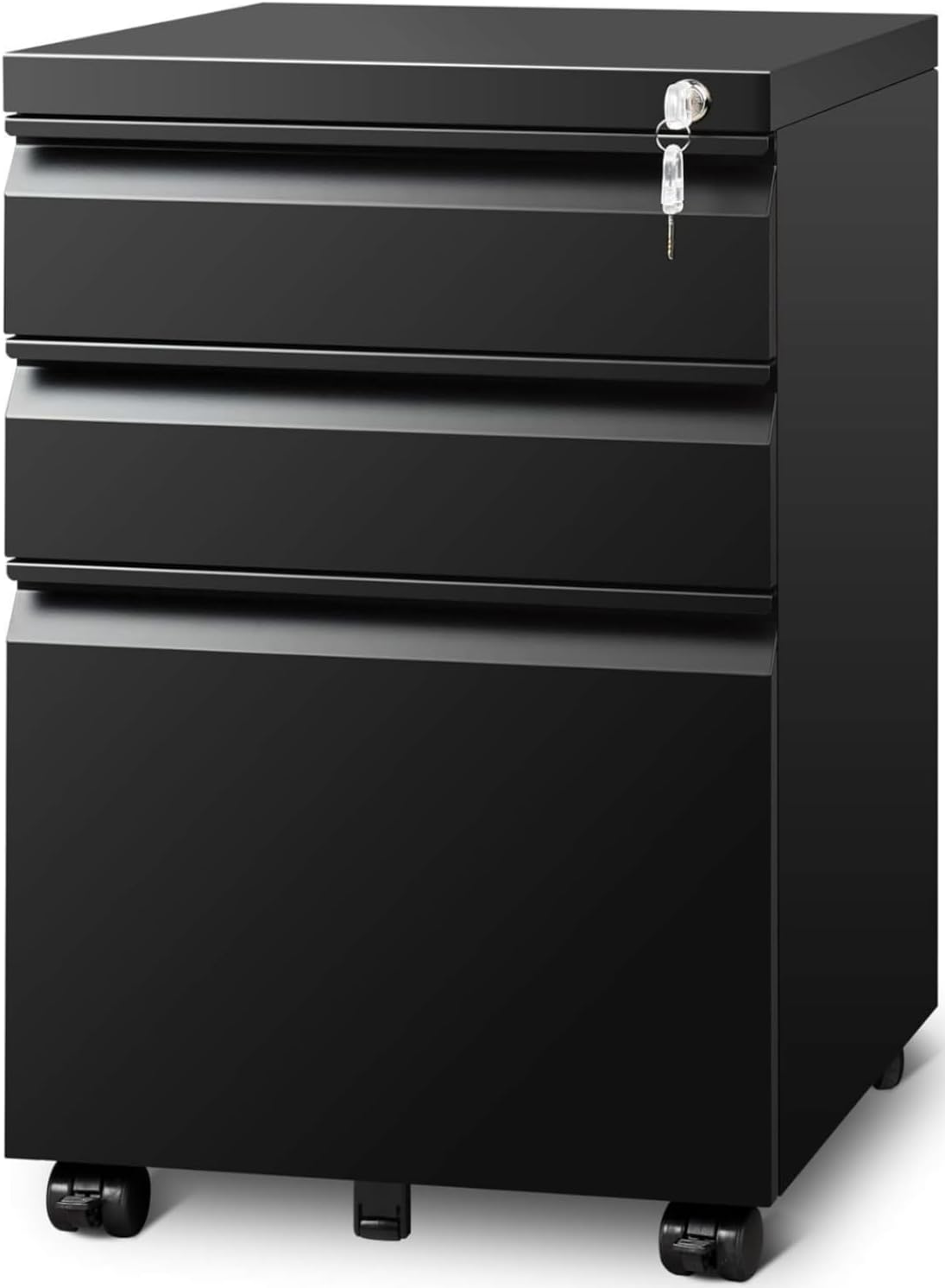 guizeeopo filing cabinets for home office, mobile file, main product view