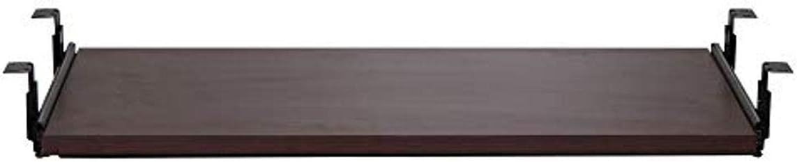 Lorell Mahogany Laminate Keyboard Tray
