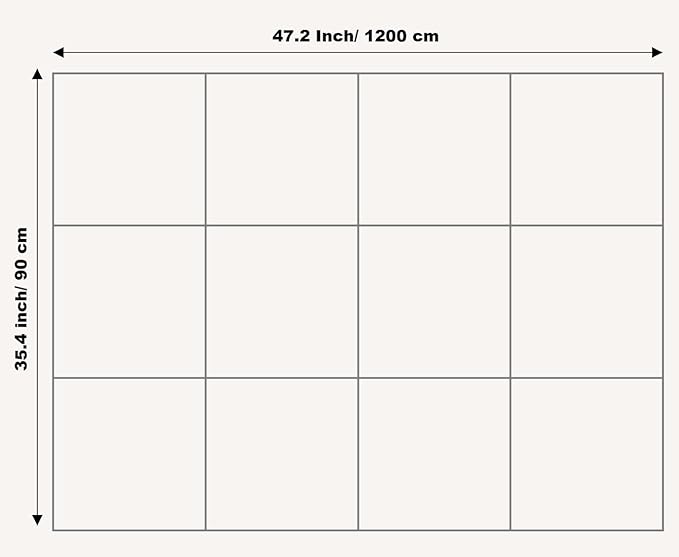 DECORITA Green Bulletin Board | Large Cork Boards Alternative - Image 4