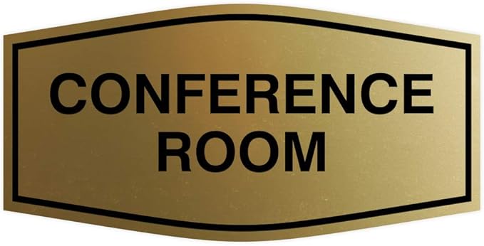 Fancy Conference Room Sign by All+Quality