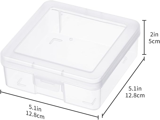 novelinks Stackable Plastic Clear Storage Box Containers - Image 3