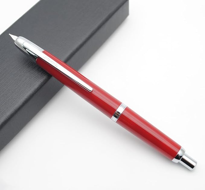 JINHAO 20 Press Fountain Pen, Retractable Capless Resin Pen - Image 3