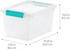 IRIS USA 4 Qt. Plastic Storage Bins Containers - Image 2