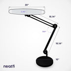 Neatfi XL 2, 200 Lumens LED Task Lamp, 4 Level Brightness, Desk Light - Image 8