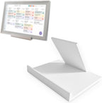 Compatible with Skylight Calendar Stand, Freestanding Desk Mount Holder for Skylight Calendar Max 27 Inch, Desktop Holder, Stable Base for Digital Calendar, Tool-Free Wall Mount Alternative (White)