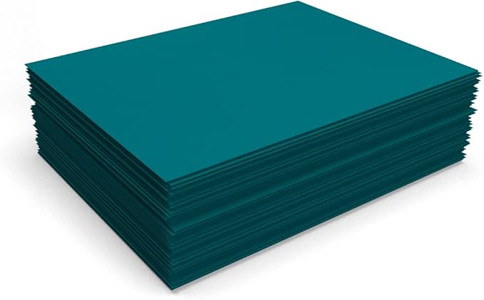 LUXPaper 8.5" x 11" Cardstock | Letter Size | Teal | 100lb. Cover | 50 Qty - Image 4