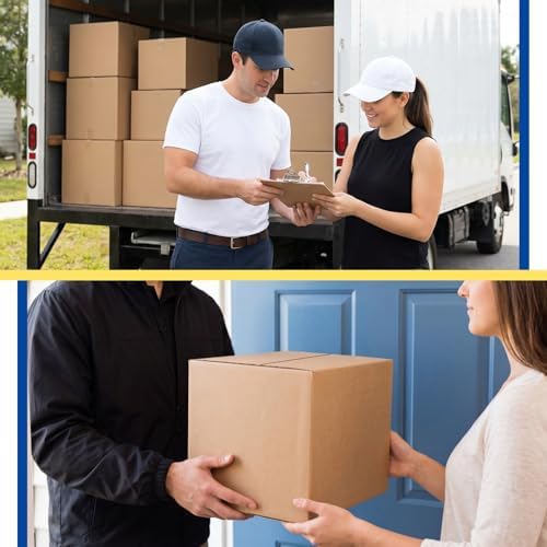 crugla 12x12x12 shipping boxes 10 pack, brown corrugated, view 9