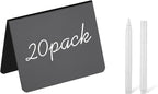 20 Pack 4"x3"Mini Chalkboard Signs by Doloburn