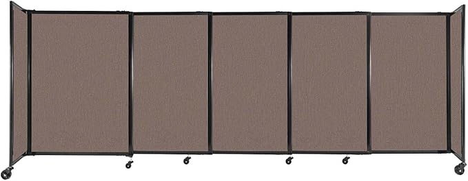 Versare Straightwall Sliding Portable Wall Partition | Freestanding Office by VERSARE