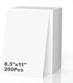 200 Sheets of Cardstock 8.5 x 11, Heavyweight Cover Cardstock Printer Paper 8.5 by Nichela