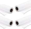 4 Rolls 42-inch x 150-foot 20lb Bond Plotter Paper, 2-inch Core - Compatible with HP DesignJet & Canon IPF Inkjet Printers