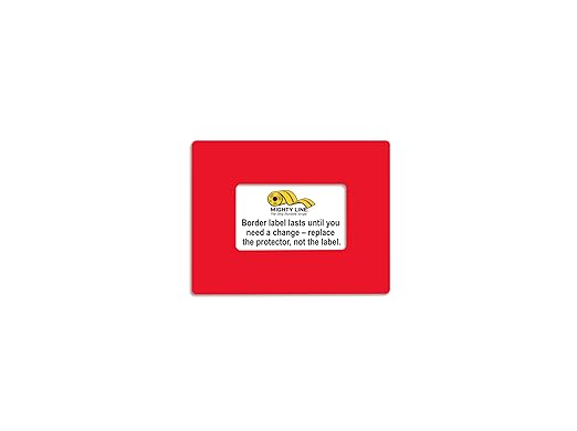 Mighty Line Shield Clear Label Protector Cover Sleeves by MightyLine