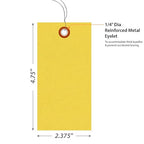 SmartSign “Yellow Tyvek Shipping Tags - Image 4