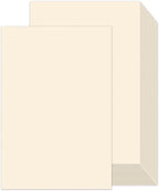 Cream Blank Cover Stock 11x17 100 Sheets Thick Card Stock, Goefun 80lb Ivory by Goefun