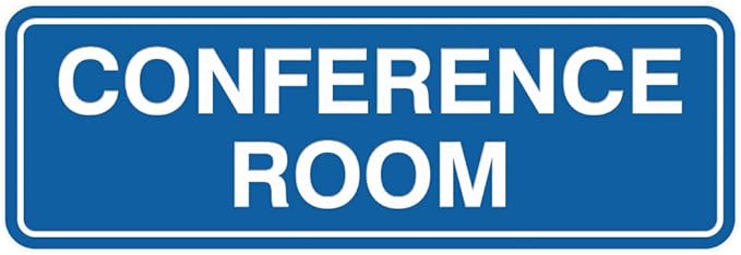 Standard Conference Room Sign by All+Quality