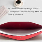 10pcs A4 Kraft Paper Envelopes Portfolio Foolscap File Folders Document Folder - Image 4