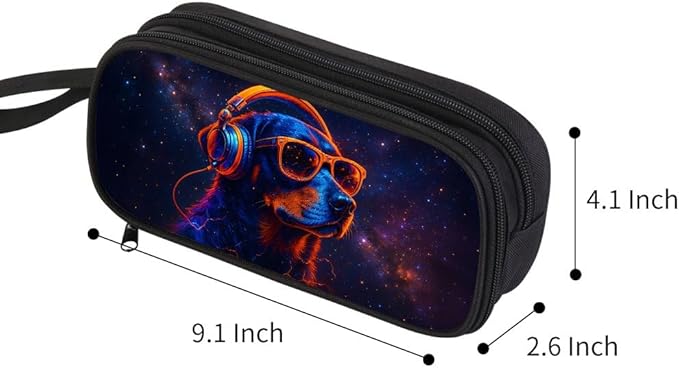 HiMagics Children's Pencil Case, Large Zipper Pencil Pouch - Image 2