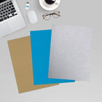 LUXPaper 8.5" x 11" Paper | Letter Size | Silver Metallic | 80lb. Text | 50 Qty - Image 6