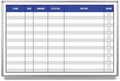 Task List Whiteboard 36" x 24" by CreativeSafetySupply