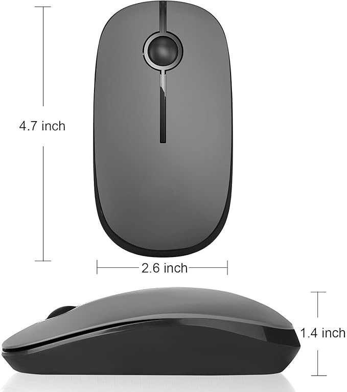 VssoPlor Wireless Mouse, 2.4G Slim Portable Computer Mice - Image 7