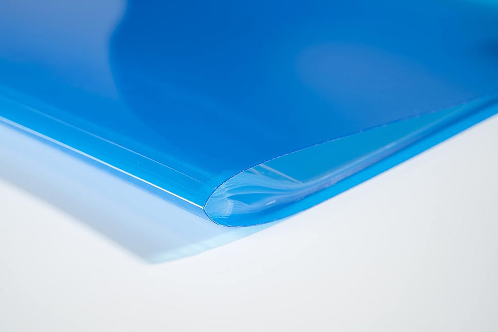 Exacompta - Ref 85872E - Iderama Collection - Semi-Rigid Display Book - 240 x 320mm in Size, Suitable for A4 Documents, 40 Pockets, 0.5mm Polypropylene - Light Blue