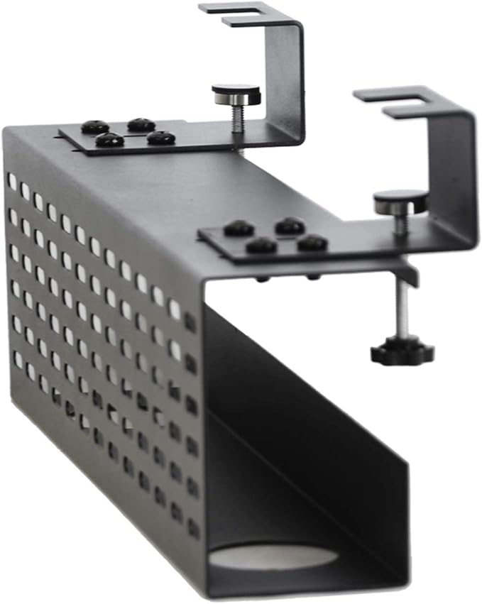 AEONS Under Desk Cable Management Tray Black Horizontal 16-inch Under Desk - Image 3