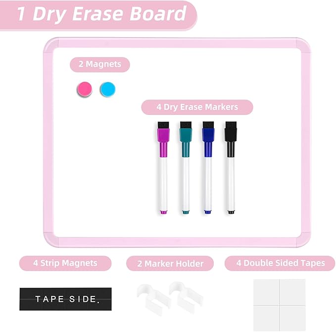 VUSIGN Small White Board Dry Erase, Mini Whiteboard - Image 6