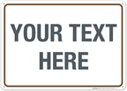 Custom Sign, Personalized Metal Signs, Customize by SigoSigns