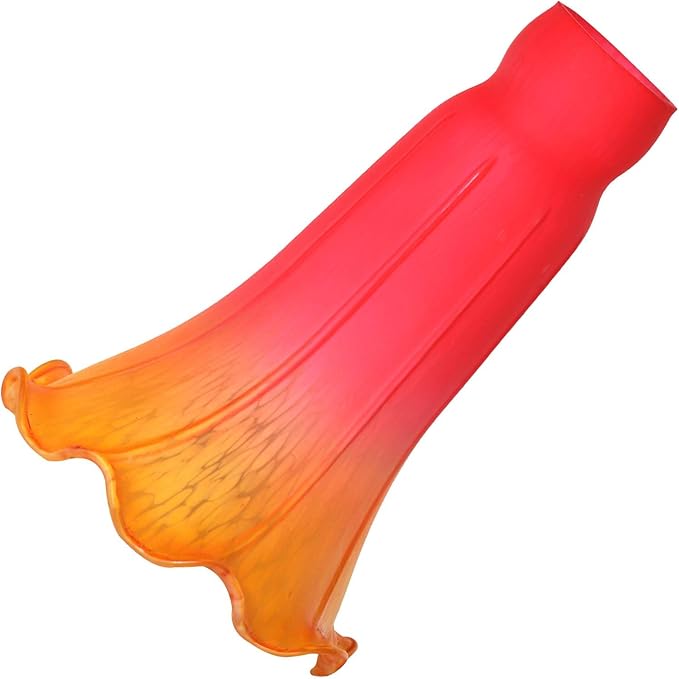 Bieye LS69 Lily Flower Blown Glass Lampshade by Bieye