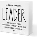 Leader Appreciation Gifts Leadership Gifts, Inspirational Office Decor Wooden by Unknown