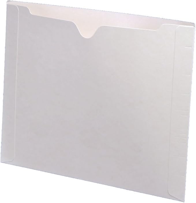 11 pt White Color Jacket, Letter Size, Dental Style by Ecom+Folders
