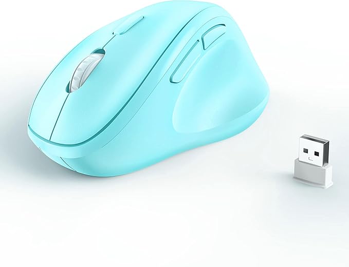 Ergonomic Wireless Mouse with USB Receiver by Unknown