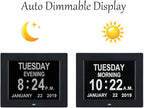 TMC 8 Inch Dementia Clock for Seniors – Large Auto-Dimming Calendar Display - Image 4