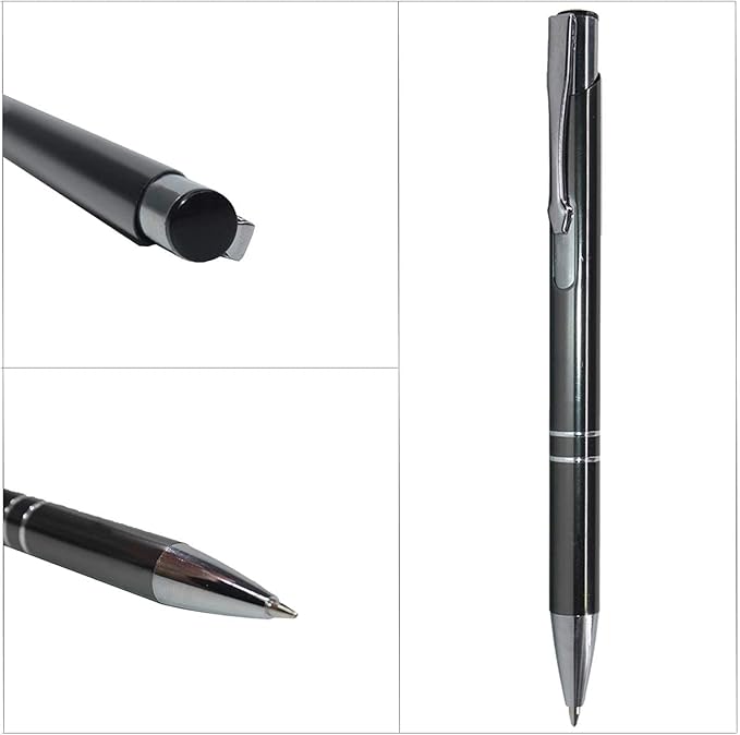 HH-STUDIO CUSTOM 50 Promotional Metal Ballpoint Pen Engraved - Image 5