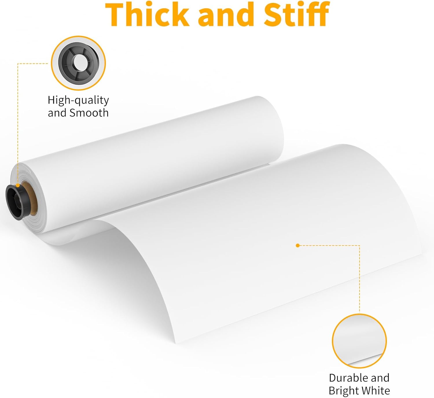 MFLABEL Wide Format Paper 36" x 150' Plotter Paper 2 Rolls CAD Bond Rolls 20lb 2" Core for CAD Printing on Wide Format Ink Jet Printers