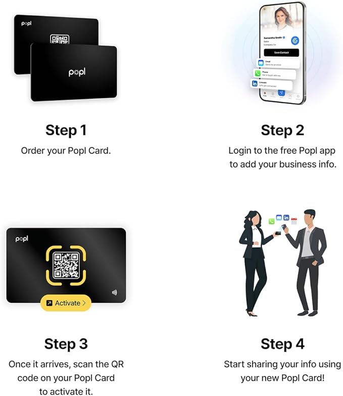 Popl Smart NFC Business Card - Image 6