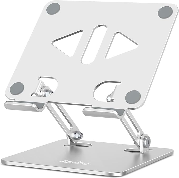 Aoviho Tablet Stand Holder for Desk, Adjustable Desktop Tablet Holder, Foldable by Aoviho