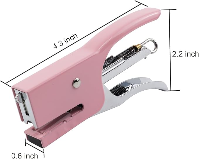 Aacehlh Small Hand-held Stapler Set, 15 Sheet Capacity, Includes 750Pcs Staples - Image 3