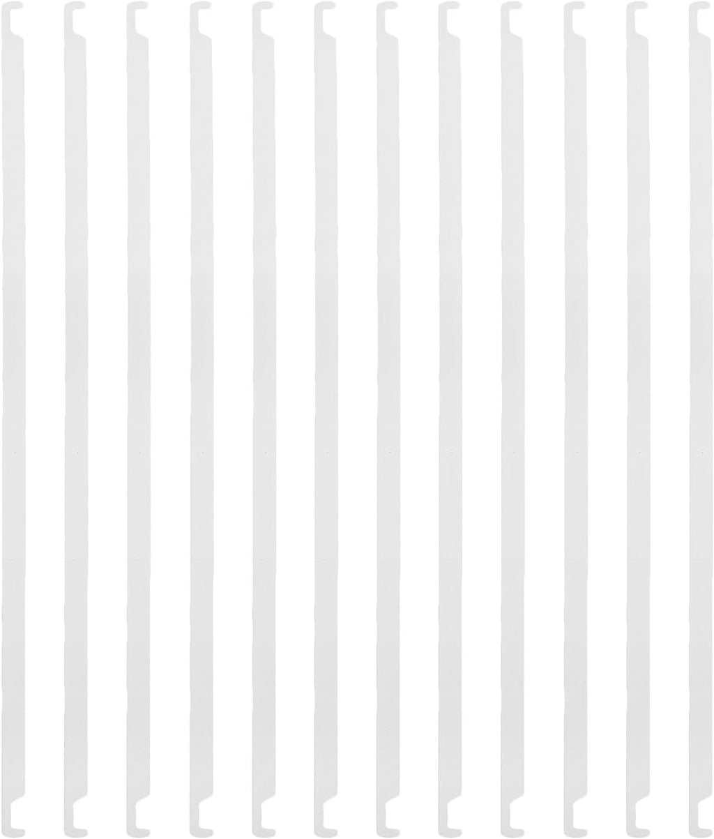 12pcs Metal Hanging File Bars - Folder Metal Rods - Hanging File Rails - Office Supplies for Document Organizer Desktop Folder Hanger Frame