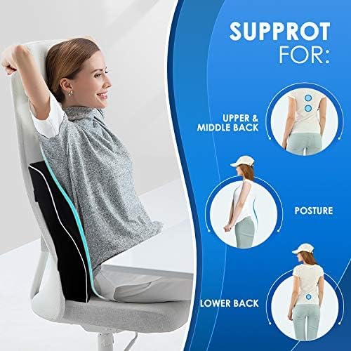 Gel Lumbar Support Pillow for Office Chair Car Gaming Chair Lower Back Pain - Image 2